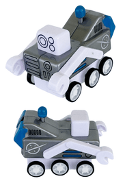 Mars Rover Pull Back Silver Wind Up Toy