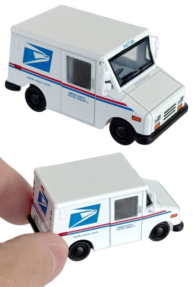 Postal Service Mail Truck Toy Mini Die Cast Car – Pop Top Toys