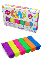 Mini Clay Set Neon Colors Sculpting Toysmith | poptoptoys.