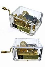 Let It Be Crank Gold Music Box Beatles | poptoptoys.