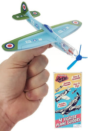 Fighter Planes Retro Gliders Set of 4 USA | poptoptoys.