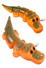 Gwen the Orange Alligator Wind Up Wiggles | poptoptoys.