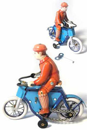 Man on Bike with Chain | poptoptoys.