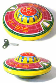 Neptune Flying Saucer Classic Tin Toy | poptoptoys.