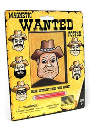 Western Wanted Poster Many Faces | poptoptoys.
