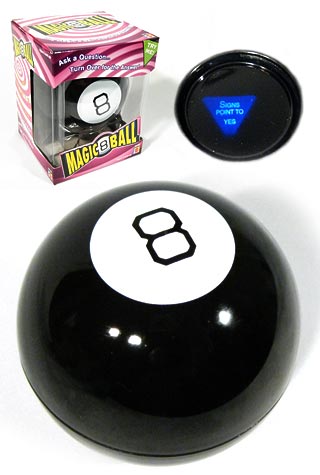  Mattel GamesMagic 8 Ball Toys and Games, Original Fortune  Teller Ball, Ask A Question and Turn Over for Answer : Mattel: Toys & Games