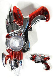 Atomic Alien Red Spinning Space Gun | poptoptoys.