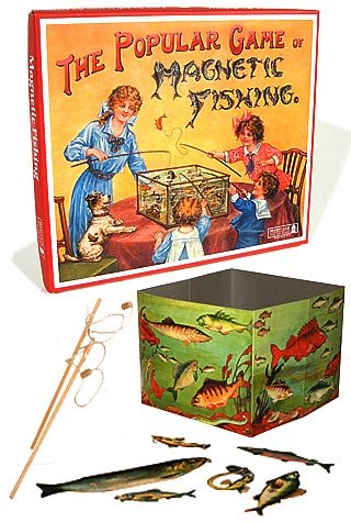 Magnetic Fishing Victorian Game 1890