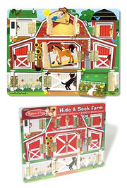 Hide and Seek Farm Wooden Doors | poptoptoys.