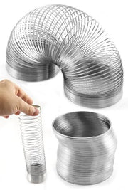 Mr Springy Silver Metal Magic Spring | poptoptoys.