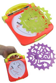 Stencil Art Carrying Case Drawing Set | poptoptoys.