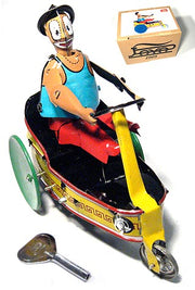 Clown on Tricycle | poptoptoys.