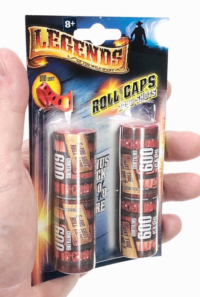 Cowboy Paper Roll Caps Refill 1200 Shots – Pop Top Toys