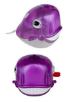 Wilbur Purple Whale Windup Swims Spouts Blinks