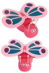 Pink WindUp Butterfly Plastic Wind up Classic Toy