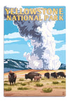 Yellowstone Metal Sign : National Park : USA 1872