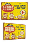Double Bubble Tin Sign : Retro Candy : 1928 USA Comics