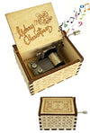 Merry Christmas Wooden Music Box : Musical Windup