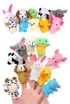 Zoo Animals Finger Puppets Colorful Set of 10