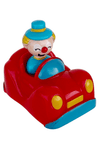 Clown Car Pull Back Racer Toy - Windup Circus Fun