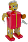 Proton Robot Windup Tin Toy Orange Marxu