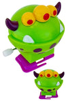 Green Scary Monster Windup Toy : Funny Halloween Wind Up