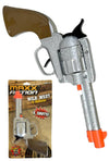 Wild West Silver Shooter Toy : 8 Shot Cap Gun