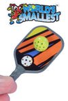 Pickleball Set World's Smallest Paddles and Balls