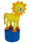 Safari Lion Wooden Thumb Puppet Toy