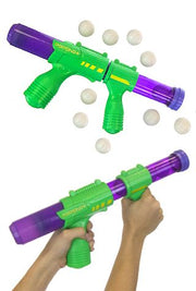 Pop Shot Ball Shooter Green Purple | poptoptoys.