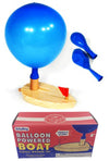Balloon Powered Boat Wooden Classic | poptoptoys.