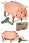 Polly the Pig Walking Tin Toy | poptoptoys.