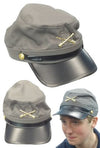 Grey Fabric Kepi Hat | poptoptoys.