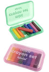 Mini Crayon Set 8 Colors Portable Case | poptoptoys.
