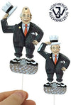 Tip of the Hat Man Tin Toy Germany | poptoptoys.