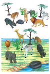 Wild Animals Playset in Carry Case | poptoptoys.