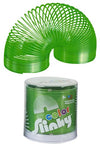 Color Slinky Green Metal Spring Toy | poptoptoys.