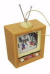 Christmas Skaters Retro TV Ornament | poptoptoys.