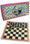 Draughts or Checkers Board Game 1890 | poptoptoys.