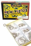 Metal Puzzles Set of 6 Vintage 1960 | poptoptoys.