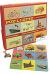 Puz'l Lotto Set of 4 Puzzles Game USA 1950 | poptoptoys.