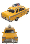 New York Yellow Checkered Cab Liberty Car | poptoptoys.