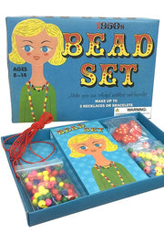 Bead Set Childrens Craft UK 1950 | poptoptoys.