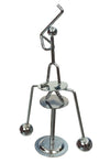 Golfer Swings Silver Balancing Mini | poptoptoys.