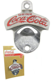 Coca Cola Bottle Opener Wall Mount Metal | poptoptoys.