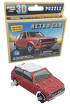 Retro Car Kit Windup 3D Puzzle DIY 1970 | poptoptoys.
