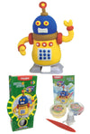 Super Dough Robot Windup Art Kit Yellow | poptoptoys.