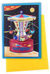 Space Station Birthday Card Illustrated Ride | poptoptoys.