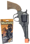 Mustang Metal Western Revolver 8 Shot Ring Cap Gun | poptoptoys.