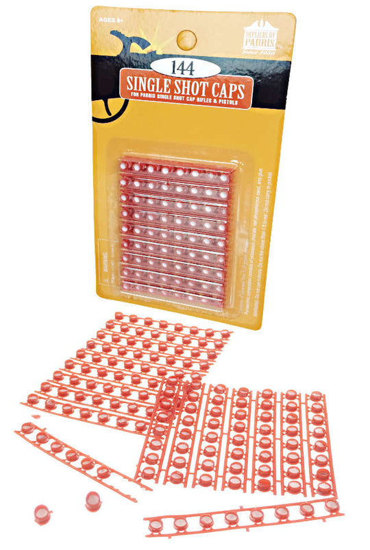 Single Shot Toy Cap Gun Refill 144 Shots Parris PopTopToys Pop